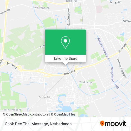 Chok Dee Thai Massage map