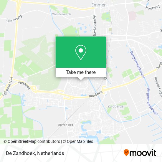 De Zandhoek map