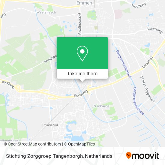 Stichting Zorggroep Tangenborgh Karte