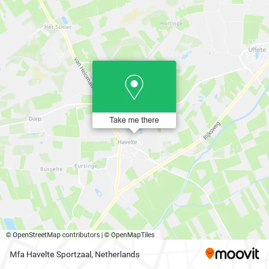 Mfa Havelte Sportzaal map