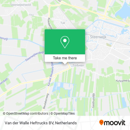 Van der Walle Heftrucks BV map