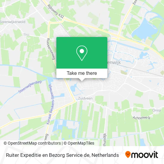 Ruiter Expeditie en Bezorg Service de Karte