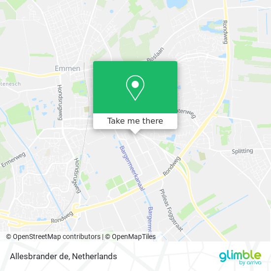 Allesbrander de map