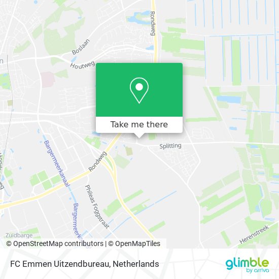 FC Emmen Uitzendbureau map