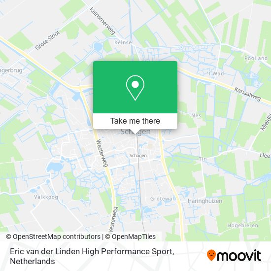 Eric van der Linden High Performance Sport Karte