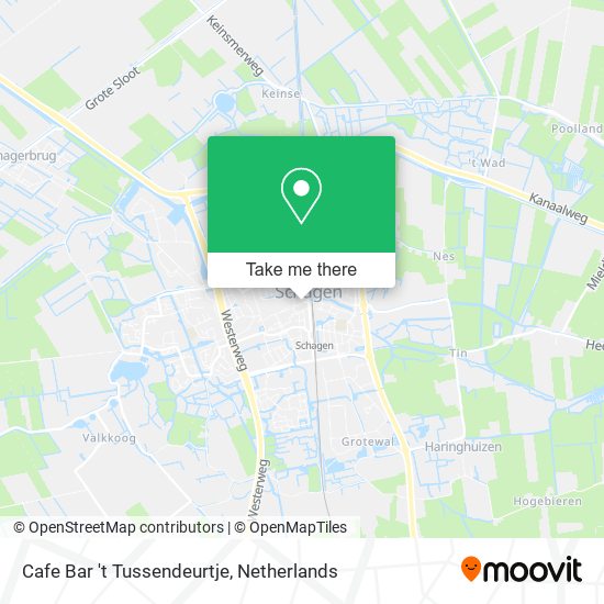 Cafe Bar 't Tussendeurtje Karte