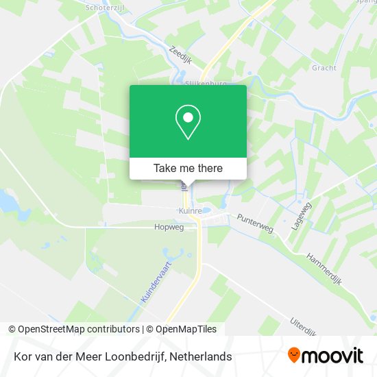 Kor van der Meer Loonbedrijf map