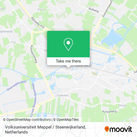 Volksuniversiteit Meppel / Steenwijkerland map