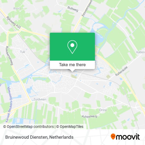 Bruinewoud Diensten map