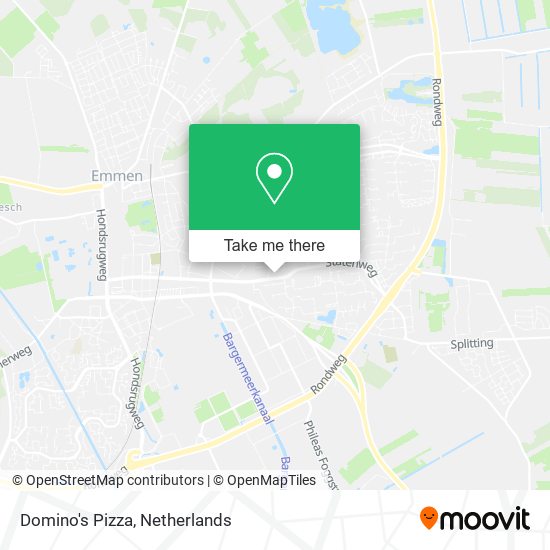 Domino's Pizza map