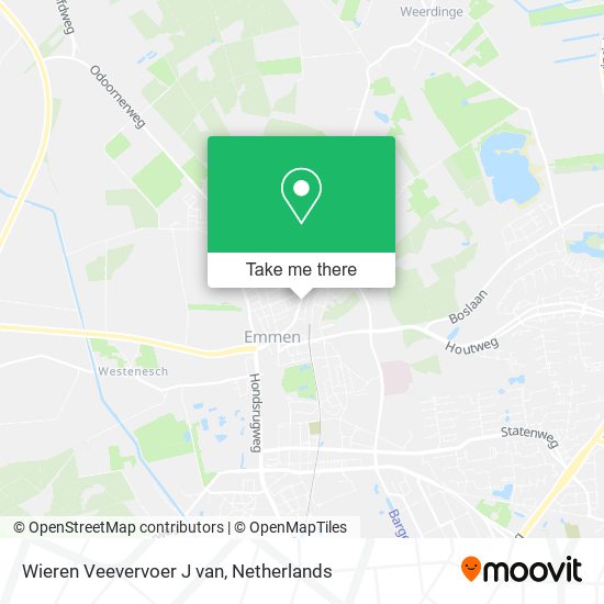 Wieren Veevervoer J van map