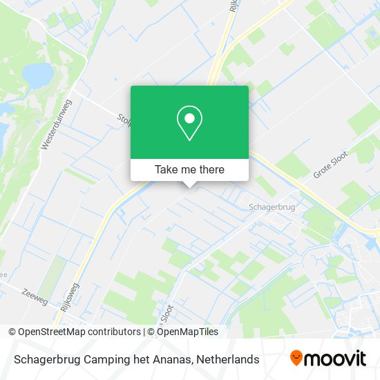 Schagerbrug Camping het Ananas map