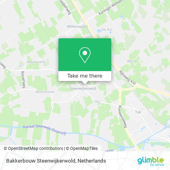 Bakkerbouw Steenwijkerwold Karte