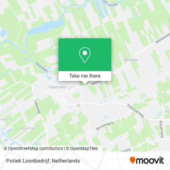 Potiek Loonbedrijf Karte
