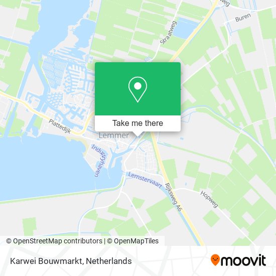 Karwei Bouwmarkt map