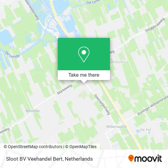 Sloot BV Veehandel Bert map