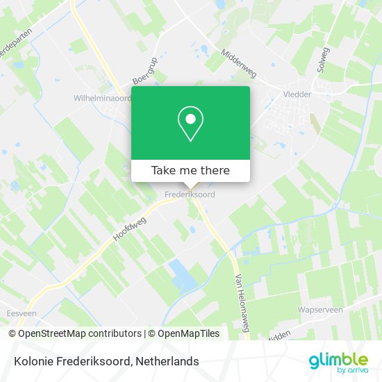 Kolonie Frederiksoord Karte