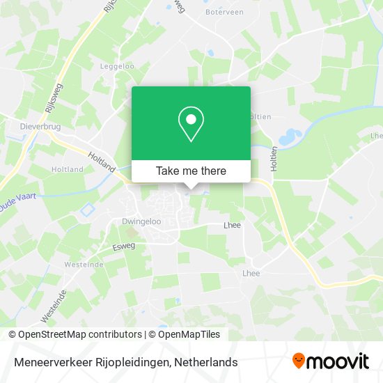 Meneerverkeer Rijopleidingen Karte