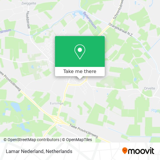 Lamar Nederland map