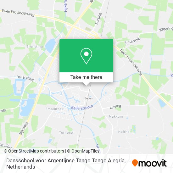 Dansschool voor Argentijnse Tango Tango Alegría map