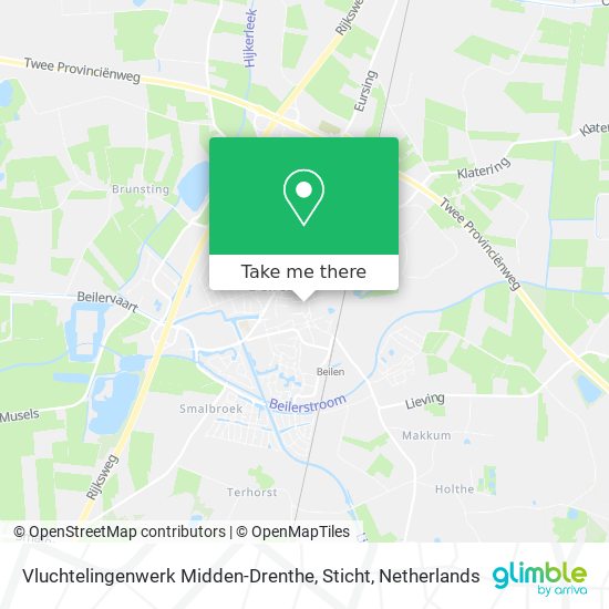 Vluchtelingenwerk Midden-Drenthe, Sticht Karte