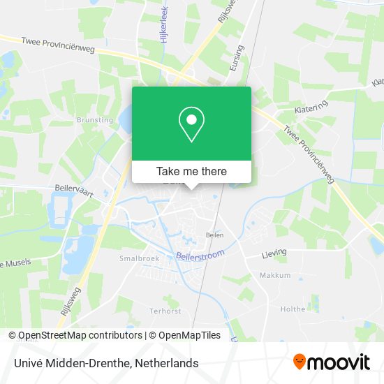 Univé Midden-Drenthe map