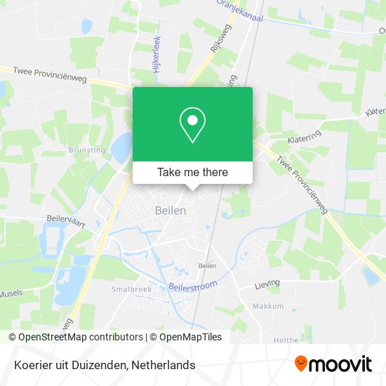 Koerier uit Duizenden map