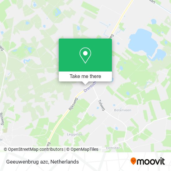 Geeuwenbrug azc Karte