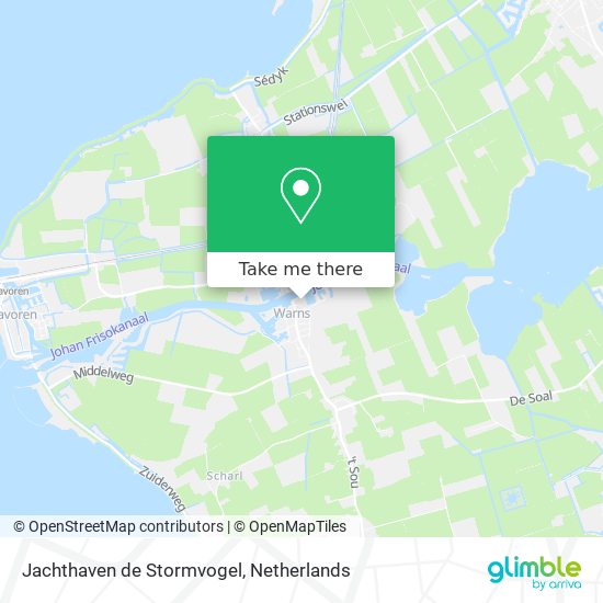 Jachthaven de Stormvogel map