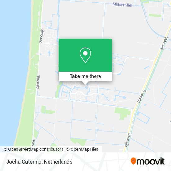 Jocha Catering map