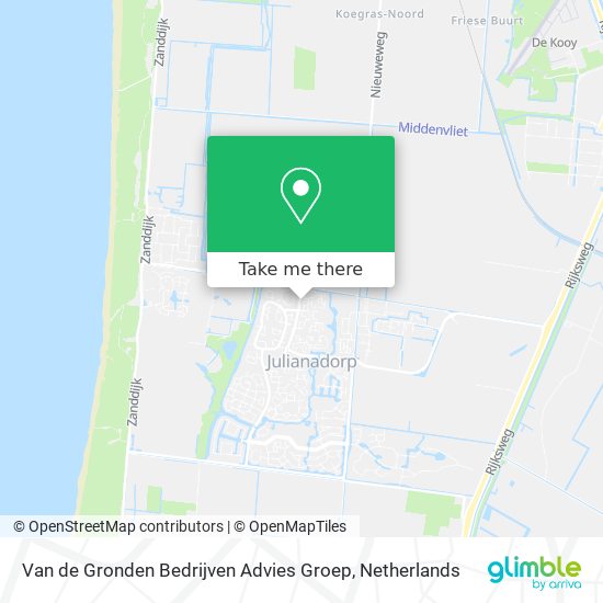 Van de Gronden Bedrijven Advies Groep Karte