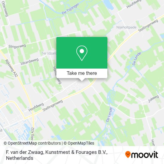F. van der Zwaag, Kunstmest & Fourages B.V. map