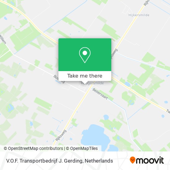 V.O.F. Transportbedrijf J. Gerding map