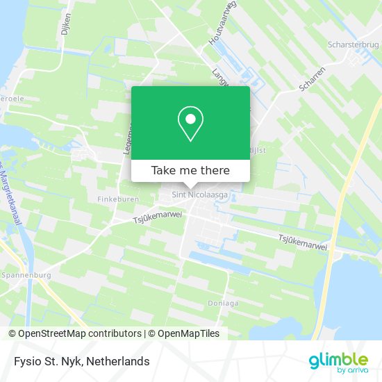 Fysio St. Nyk map