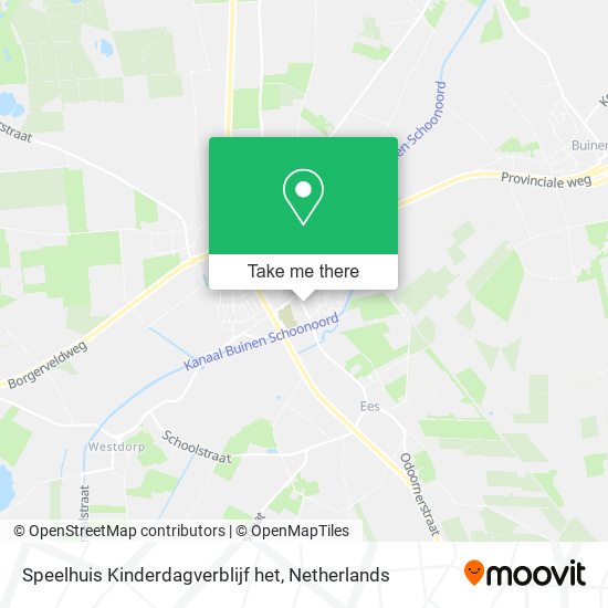 Speelhuis Kinderdagverblijf het map