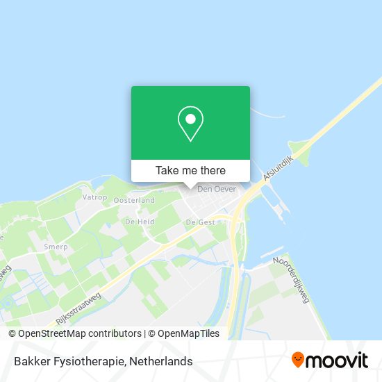 Bakker Fysiotherapie map