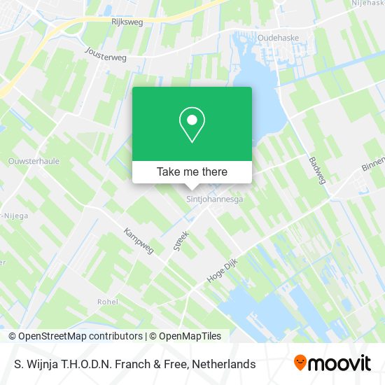 S. Wijnja T.H.O.D.N. Franch & Free map