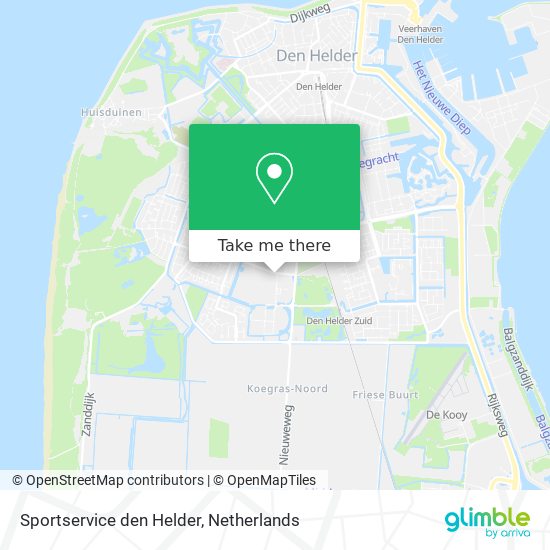 Sportservice den Helder map