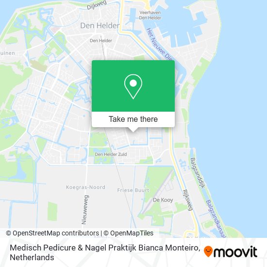 Medisch Pedicure & Nagel Praktijk Bianca Monteiro map