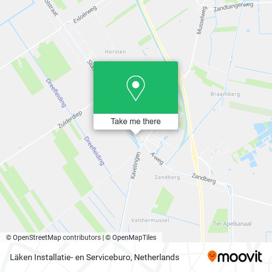 Läken Installatie- en Serviceburo Karte