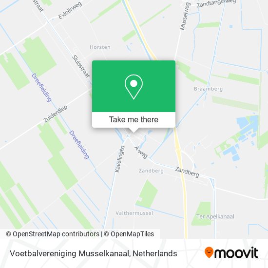 Voetbalvereniging Musselkanaal Karte