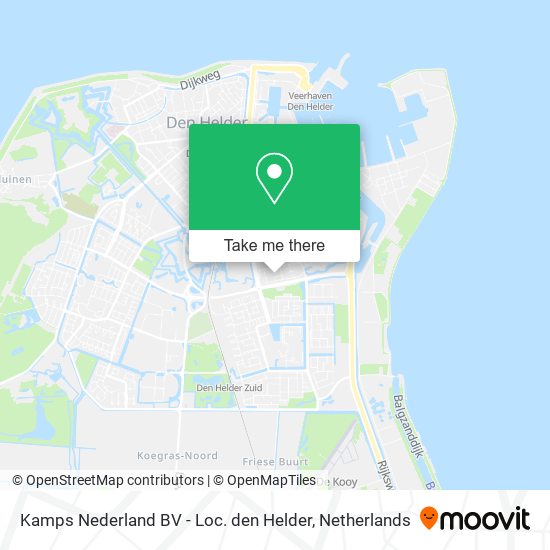 Kamps Nederland BV - Loc. den Helder Karte