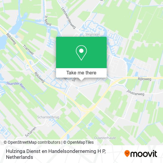 Hulzinga Dienst en Handelsonderneming H P map