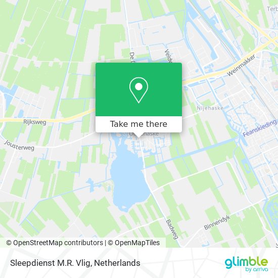 Sleepdienst M.R. Vlig map