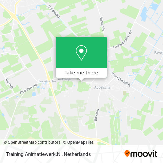 Training Animatiewerk.Nl map