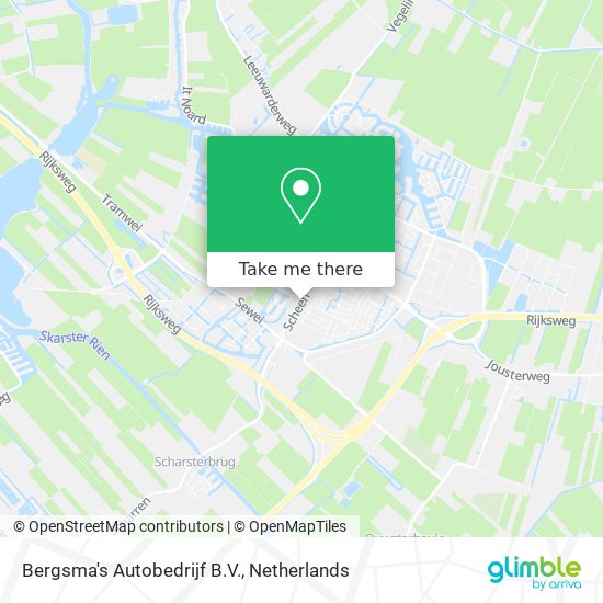 Bergsma's Autobedrijf B.V. map