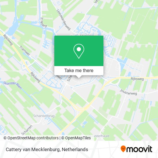 Cattery van Mecklenburg map