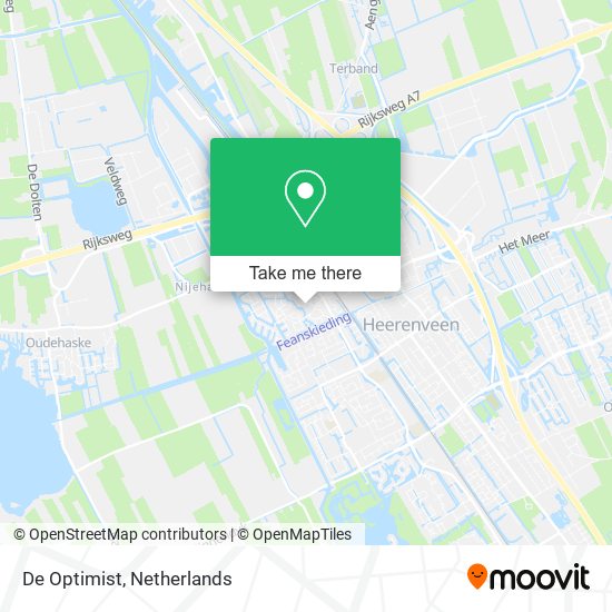 De Optimist map