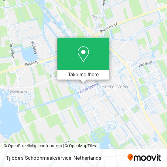 Tjibbe's Schoonmaakservice Karte