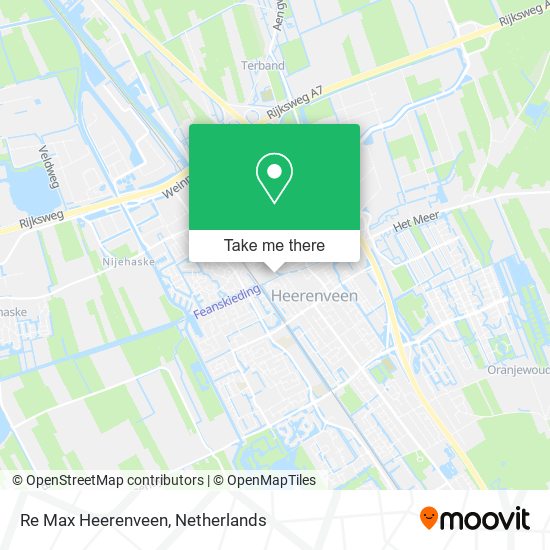 Re Max Heerenveen map